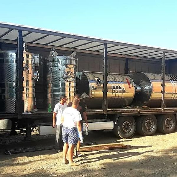 Damor inox tankovi u vinariji Matijašević Vinogradi
